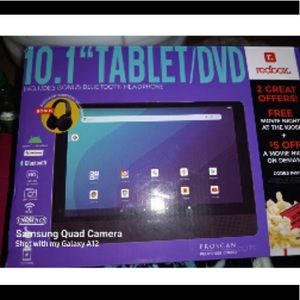 10.1 inch Proscan with a DVD player 
Bluetooth headphones